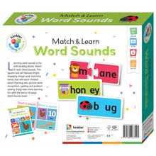 Load image into Gallery viewer, Building Blocks Match &amp; Learn Word Sounds
