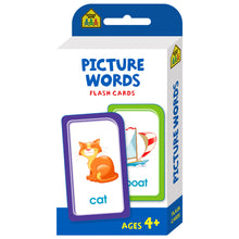 Load image into Gallery viewer, School Zone Flash Cards: Picture Words Ages 4+