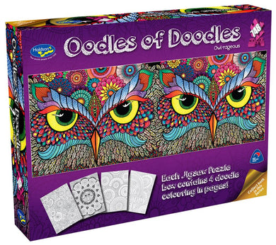 HOLDSON PUZZLE - OODLES OF DOODLES 784PC (OWL-RAGEOUS)