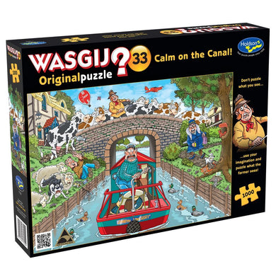 HOLDSON PUZZLE - WASGIJ ORIGINAL 33 1000PC (CALM ON THE CANAL!)