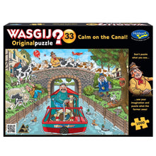 Load image into Gallery viewer, HOLDSON PUZZLE - WASGIJ ORIGINAL 33 1000PC (CALM ON THE CANAL!)