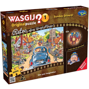 Wasgij XL: 500 Piece Puzzle - Sunday Drivers