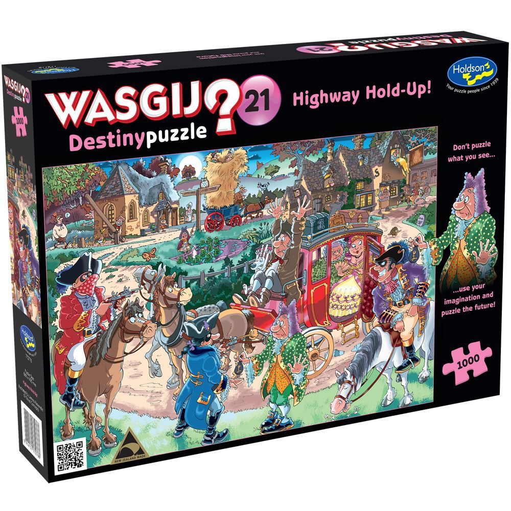 HOLDSON PUZZLE - WASGIJ DESTINY 21 1000PC (HIGHWAY HOLD-UP!)