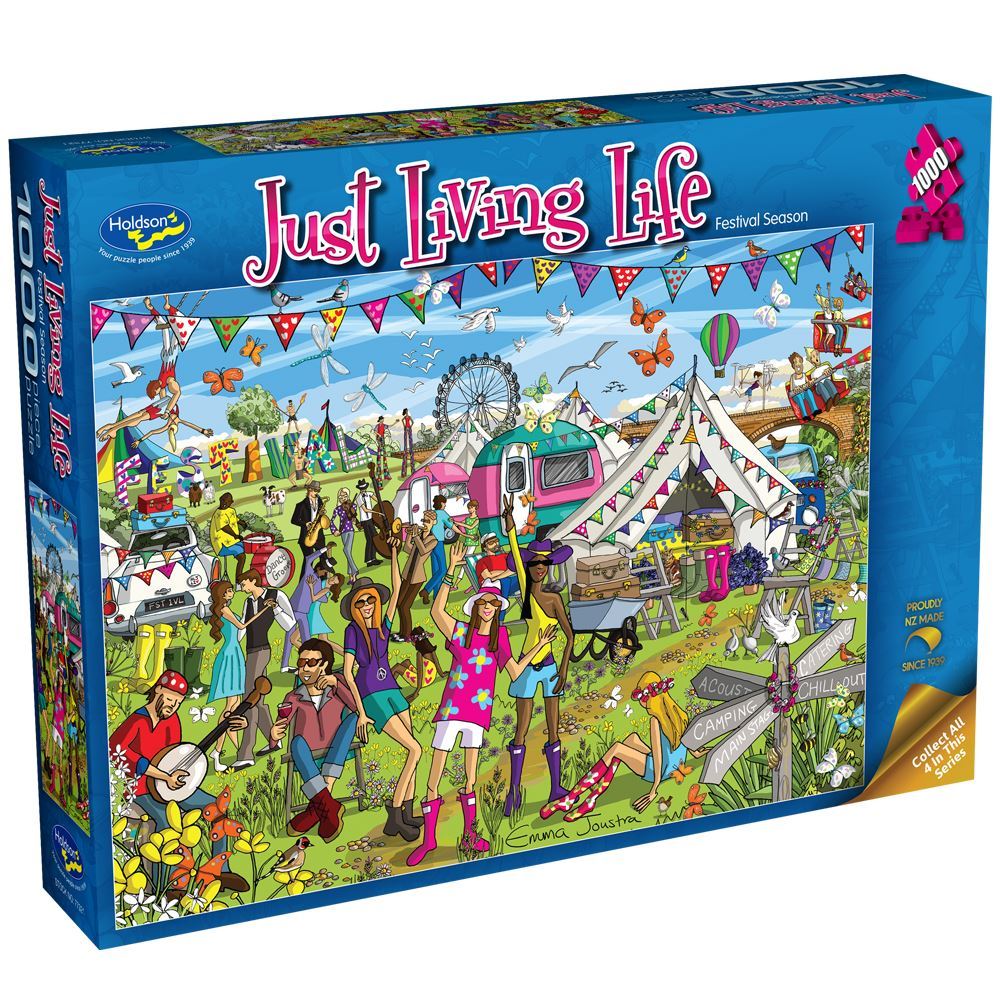 HOLDSON PUZZLE - JUST LIVING LIFE 1000PC (FESTIVAL SEASON)