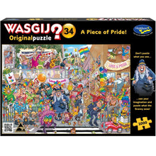 Load image into Gallery viewer, HOLDSON PUZZLE - WASGIJ ORIGINAL 34 1000PC (A PIECE OF PRIDE!)