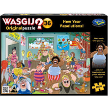 Load image into Gallery viewer, HOLDSON PUZZLE - WASGIJ ORIGINAL 36, 1000PC (NEW YEAR RESOLUTIONS!)