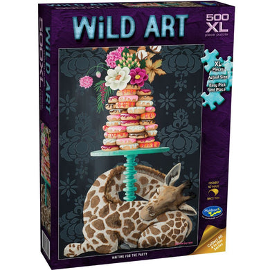 HOLDSON PUZZLE - WILD ART, 500XL PC (WAITING FOR THE PARTY)