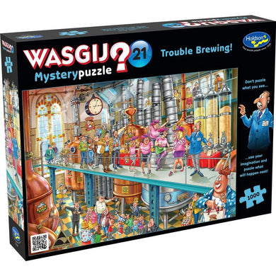 WASGIJ MYSTERY 21, 1000PC (TROUBLE BREWING)