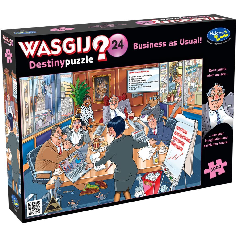 HOLDSON PUZZLE - WASGIJ DESTINY 24 - 1000PC (BUSINESS AS USUAL)