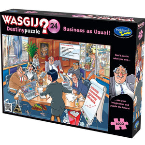 HOLDSON PUZZLE - WASGIJ DESTINY 24 - 1000PC (BUSINESS AS USUAL)