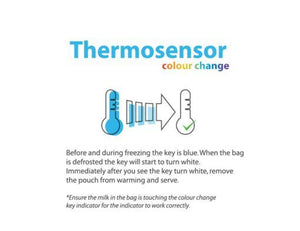 ThermoSensor Re-Usable Breast Milk Bags 10 PACK