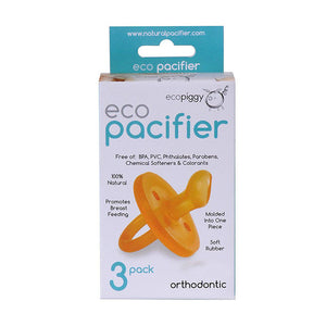 ecoPacifier Dummy - Orthodontic - 3 pack - Natural