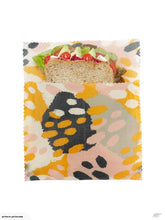 Load image into Gallery viewer, STRIPES - LARGE SANDWICH BAG (ORGANIC COTTON)