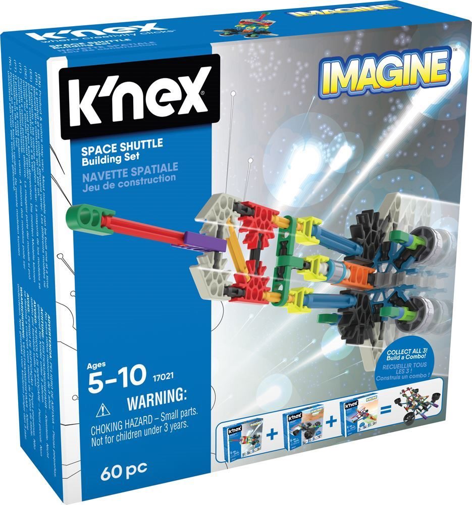 KNEX IMAGINE SPACE SHUTTLE 60PC SET Little Prince Little Princess