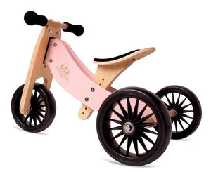 Kinderfeet Tiny Tot Plus: 2-in-1 Bike - Rose