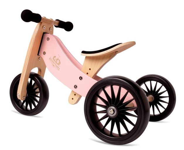 Kinderfeet Tiny Tot Plus: 2-in-1 Bike - Rose