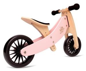 Kinderfeet Tiny Tot Plus: 2-in-1 Bike - Rose