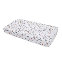 Load image into Gallery viewer, Muslin Fitted Cot Sheet - Animals - Forest Friends