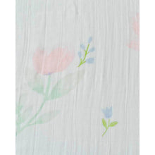 Load image into Gallery viewer, Cotton Muslin Cot Sheet - Pink Peony