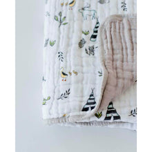 Load image into Gallery viewer, Cotton Muslin Quilt - Forest Friends