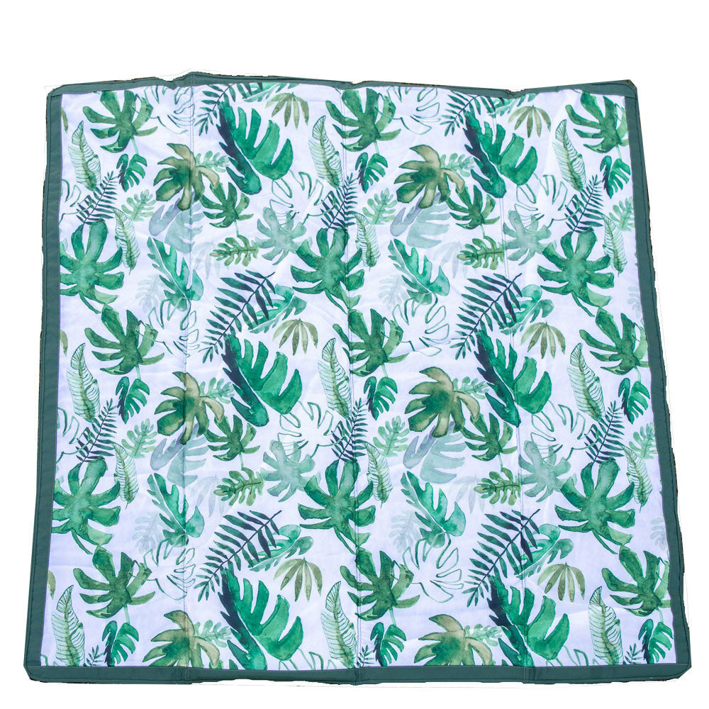 Outdoor Blanket - 5 x 7 - Tropical Leaf