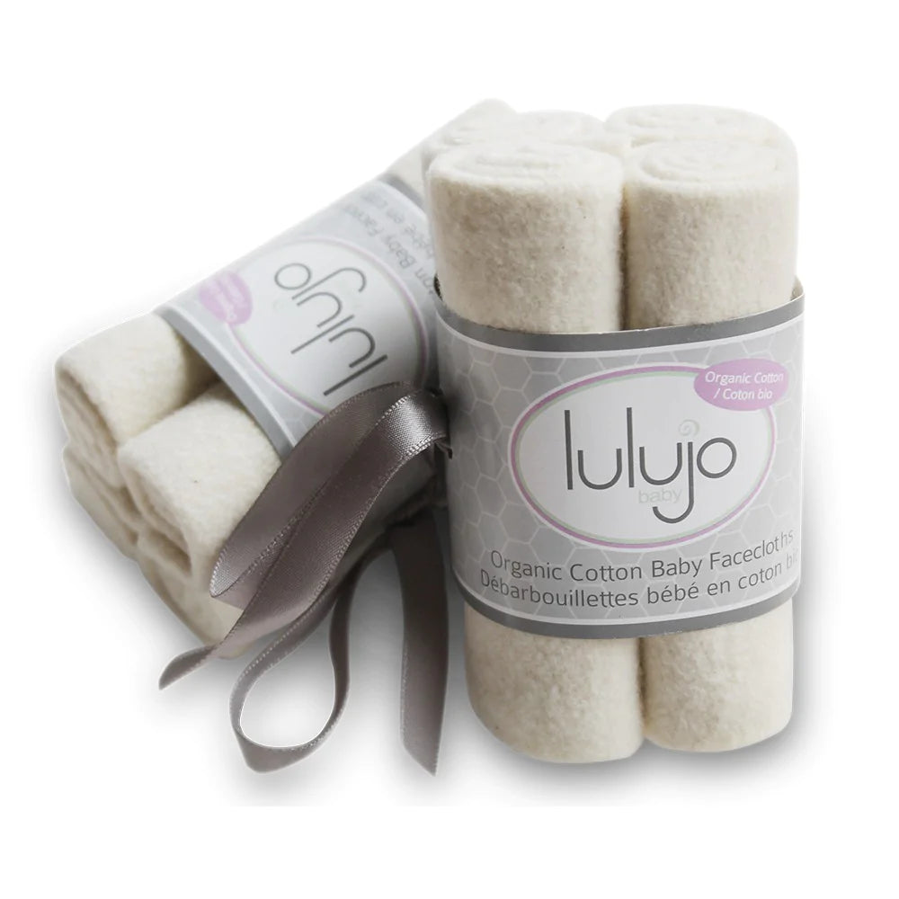 Lulujo Organic Cotton Wash Cloths