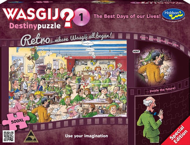 Retro Wasgij Destiny #1 500XL Piece Jigsaw Puzzle The Best Days Of Our Lives!