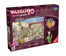 Load image into Gallery viewer, Retro Wasgij Destiny #1 500XL Piece Jigsaw Puzzle The Best Days Of Our Lives!