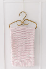 Load image into Gallery viewer, Snuggle Hunny Blush Pink | Diamond Knit Baby Blanket