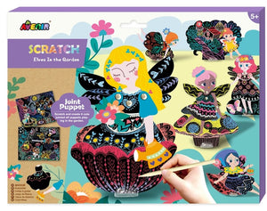 Scratch Jointed Puppet Kit Fairies In The Garden