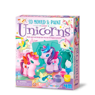 4M: 3D Mould & Paint - Glitter Unicorns