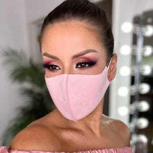 Load image into Gallery viewer, Queen of the Foxes - ADULT PACK OF 3 FACE MASKS PRETTY IN PINK - CHEVRON, BLUSH AND WATERMELON