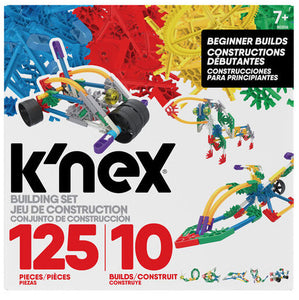 K'NEX: Beginner Builds 10 Models - 125-Piece Set