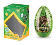 Load image into Gallery viewer, National Geographic Dino Puzzle Egg: Tyrannosaurus Rex (63pc)