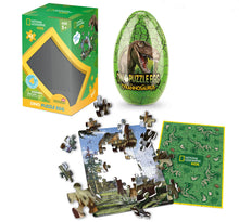 Load image into Gallery viewer, National Geographic Dino Puzzle Egg: Tyrannosaurus Rex (63pc)