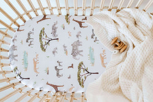 Snuggle Hunny Safari | Bassinet Sheet / Change Pad Cover