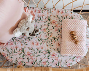 Snuggle Hunny Wattle | Bassinet Sheet / Change Pad Cover