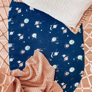 Snuggle Hunny Milky Way I Bassinet Sheet / Change Pad Cover