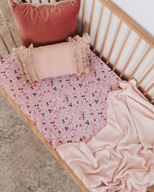 Snuggle Hunny Blossom | Fitted Cot Sheet