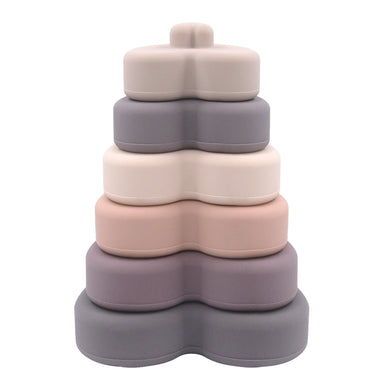 Playground Silicone Stacking Tower - Heart