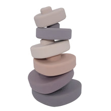 Load image into Gallery viewer, Playground Silicone Stacking Tower - Heart