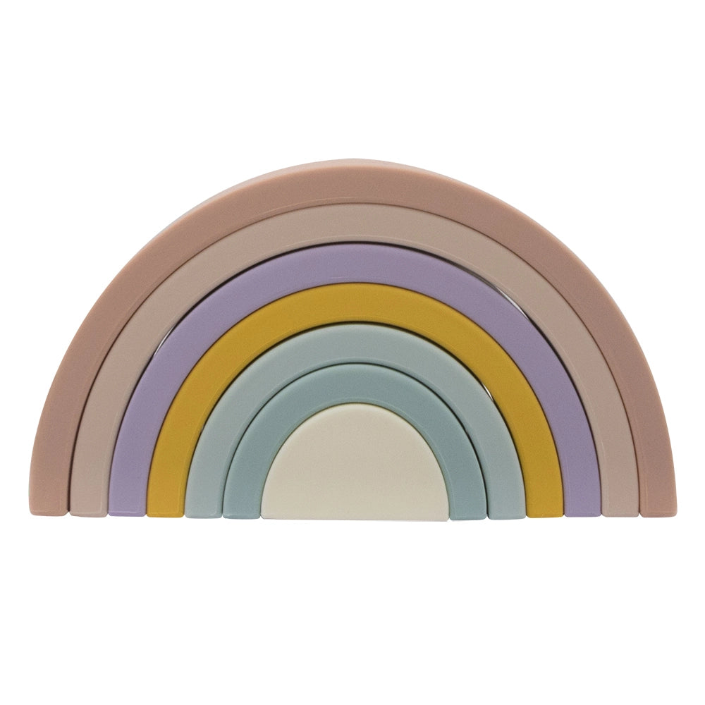 Playground Silicone Rainbow Puzzle - Rose