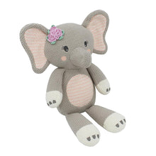 Load image into Gallery viewer, ELLA THE ELEPHANT KNITTED TOY