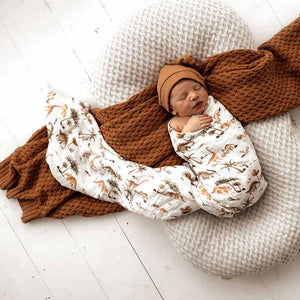 Snuggle Hunny Dino Organic Muslin Wrap