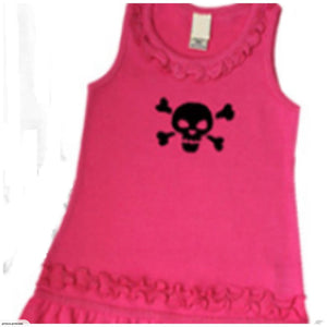 Girly Pink Skull Tank Top Dress