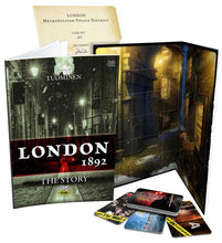 Load image into Gallery viewer, ADULTS CRIME SCENE GAME - LONDON 1892 PUZZLE GAME