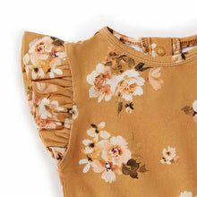 Load image into Gallery viewer, Snuggle Hunny Golden Flower Organic Dress