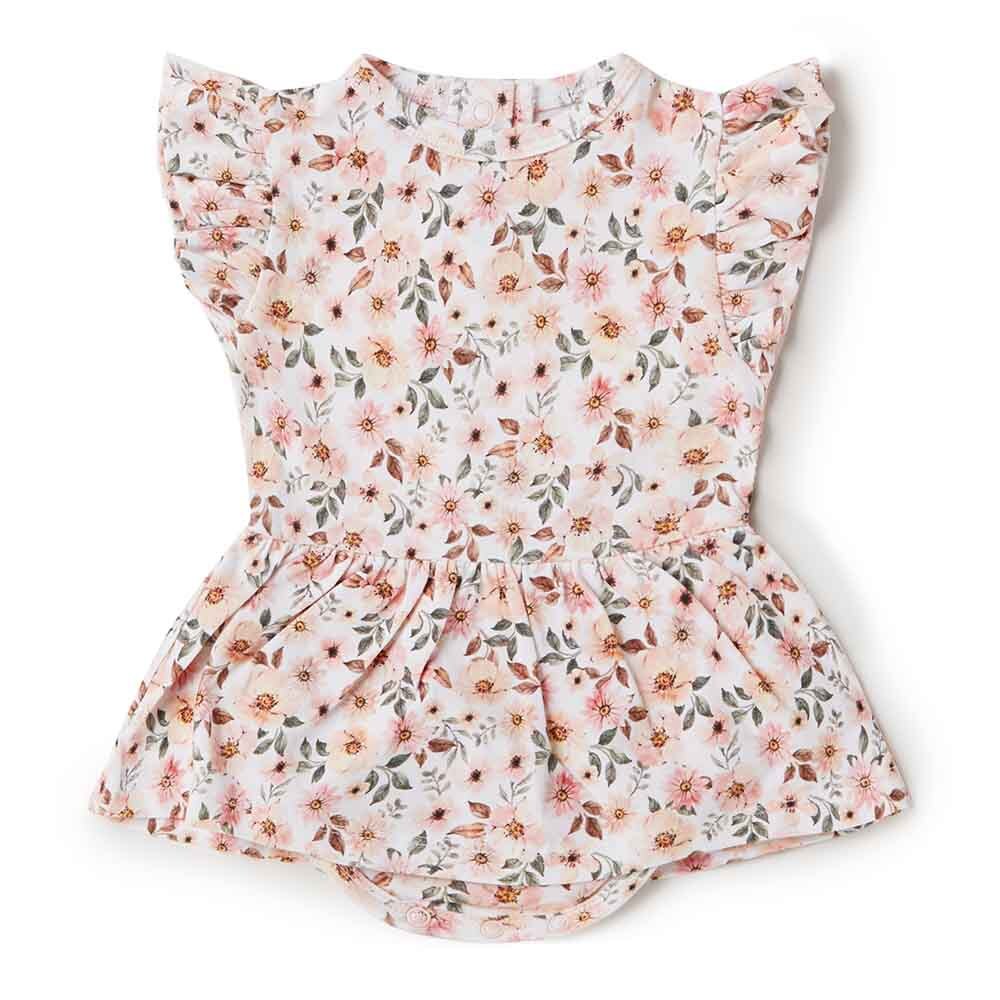 Snuggle Hunny Spring Floral Organic Dress