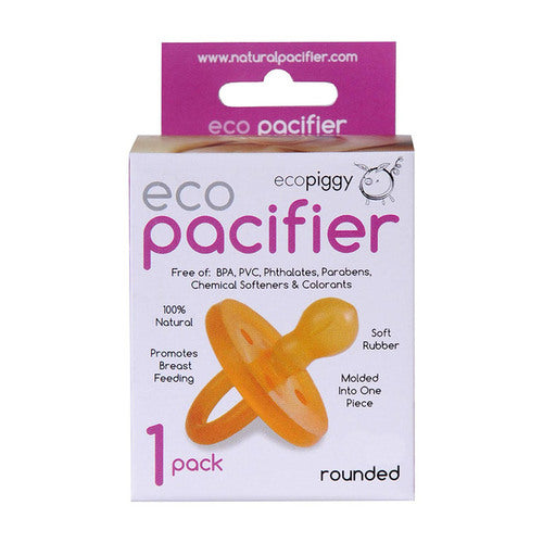 ecoPacifier Dummy - Rounded - 1 pack - Natural