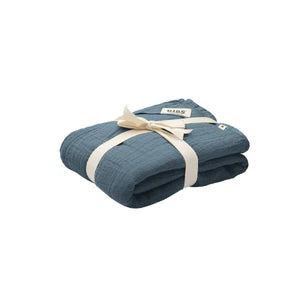 BIBS Muslin Swaddle, Organic (GOTS) Muslin - PETROL